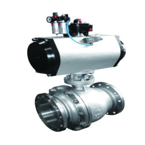 Pneumatic O-type shut-off ball valve supplier
